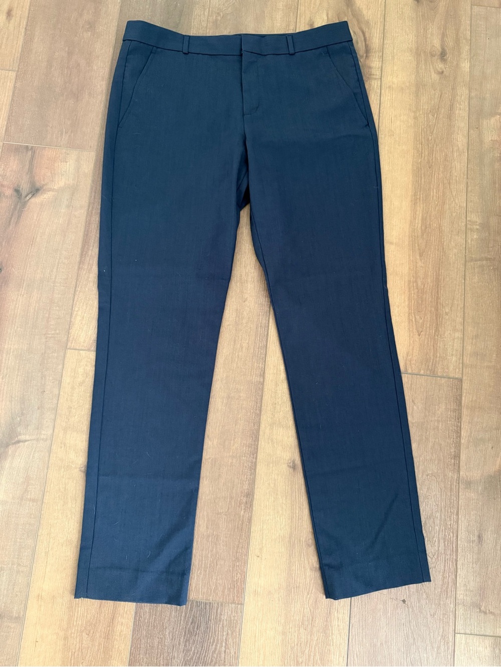 Banana Republic Navy Straight-Leg Dress Pants